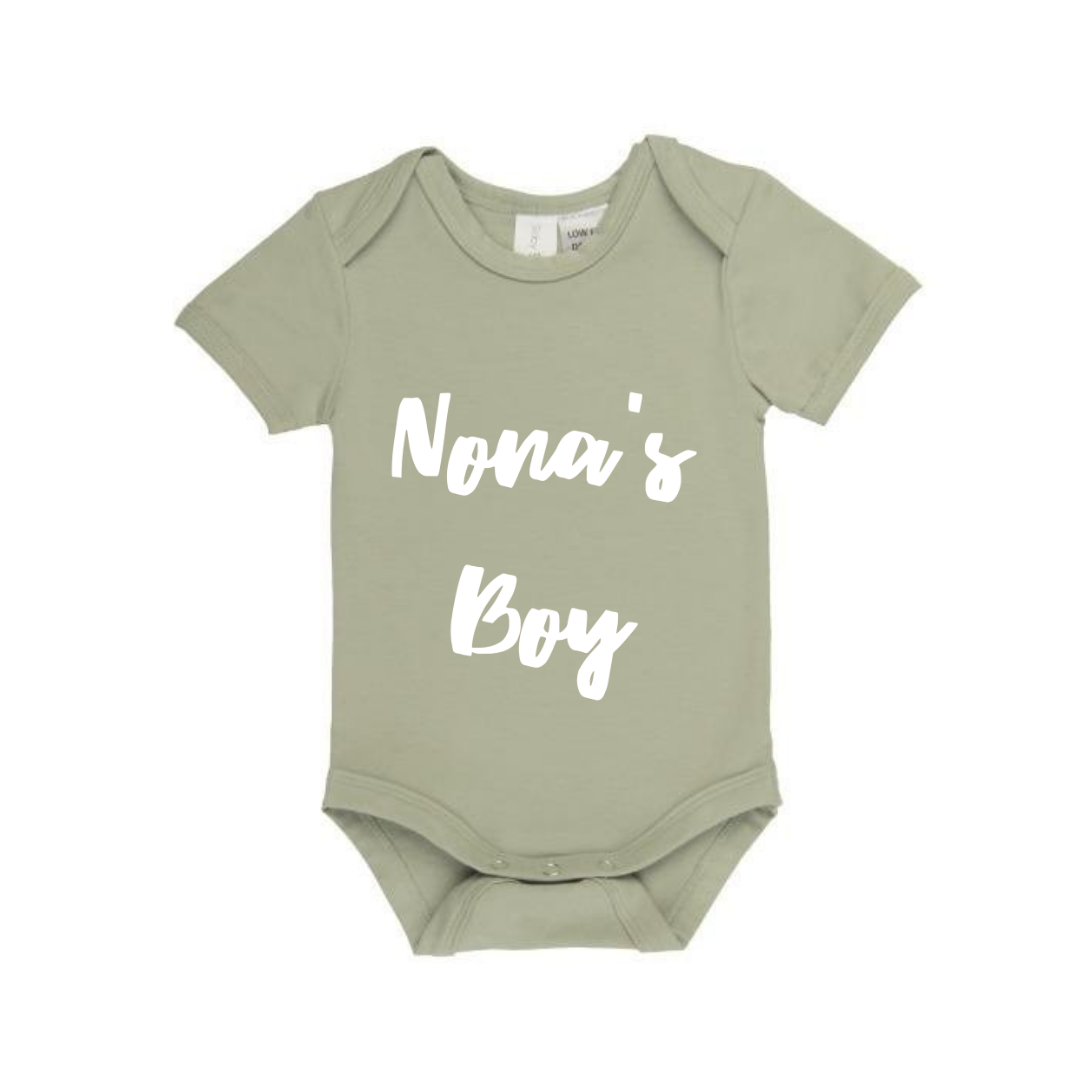 MLW By Design - Nona's Boy Bodysuit | Various Colours