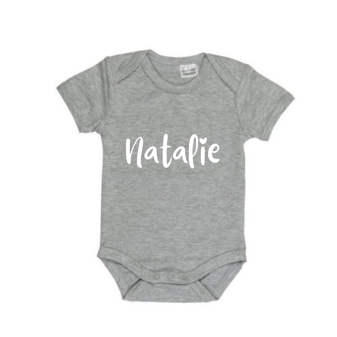 MLW By Design - Personalised Name Bodysuit | Various Colours