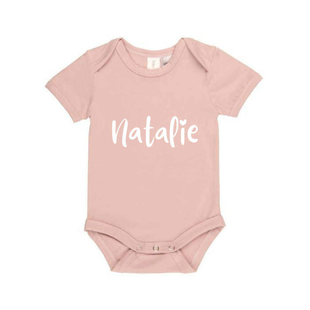 MLW By Design - Personalised Name Bodysuit | Various Colours