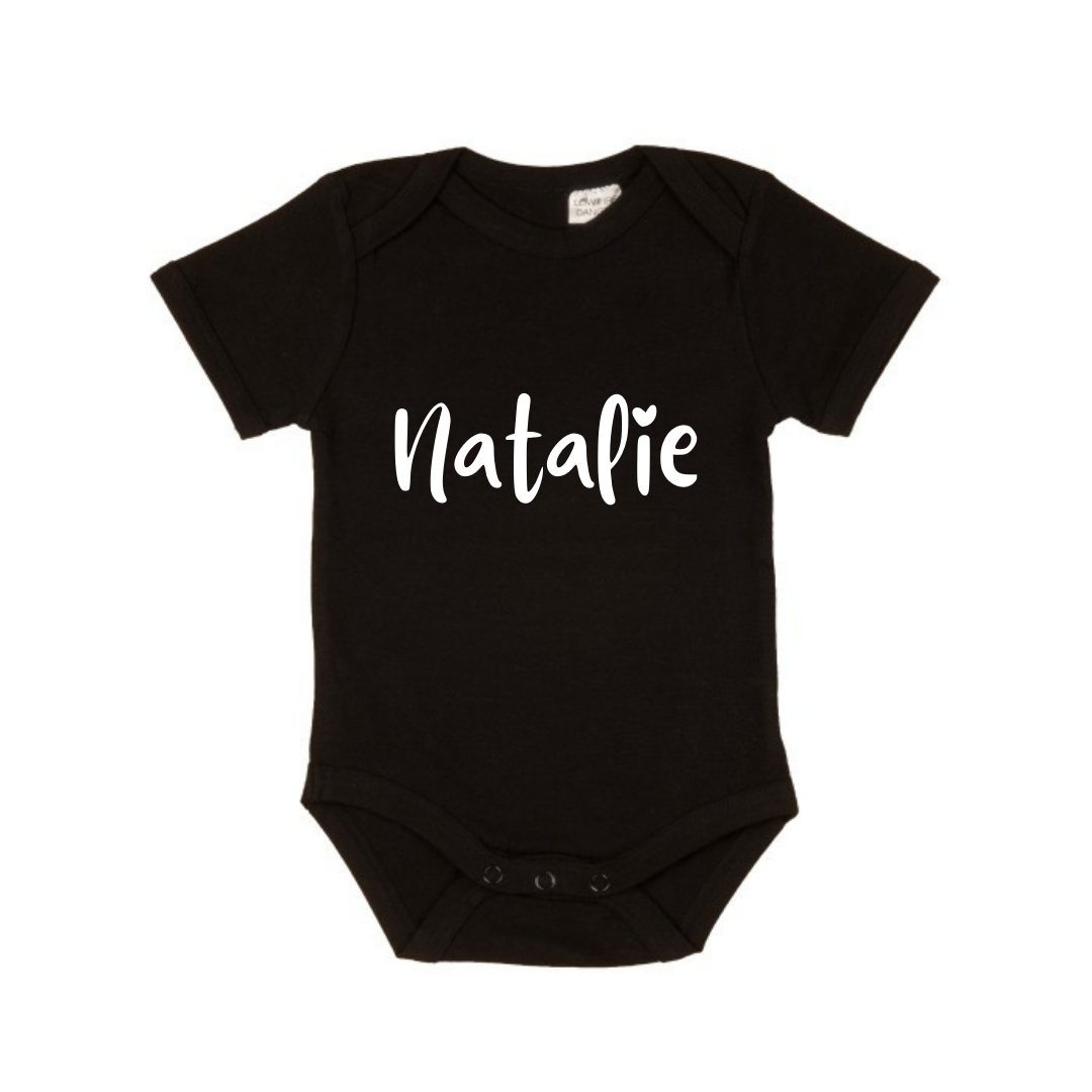 MLW By Design - Personalised Name Bodysuit | Various Colours