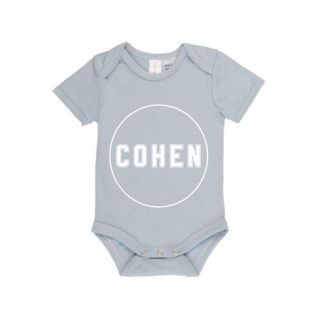 MLW By Design - Personalised Jersey Name Bodysuit | Various Colours