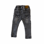 MLW By Design - Distressed Black Wash Jeans