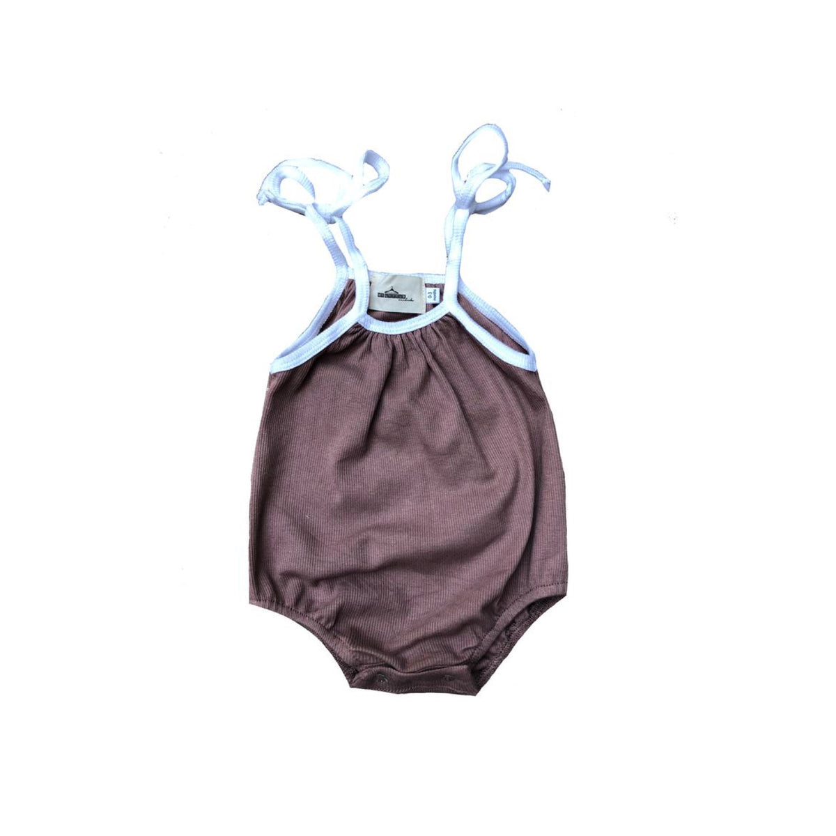 MLW By Design - Candy Ribbed Romper | Chocolate