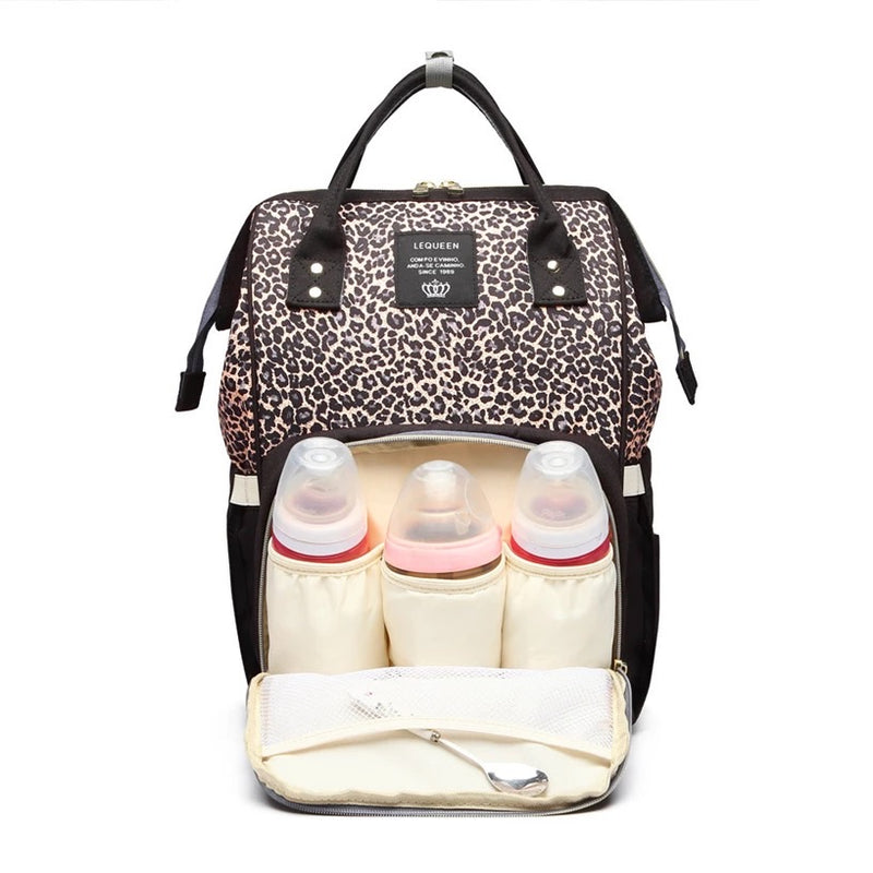 Nappy Bag  Leopard Diva | Red