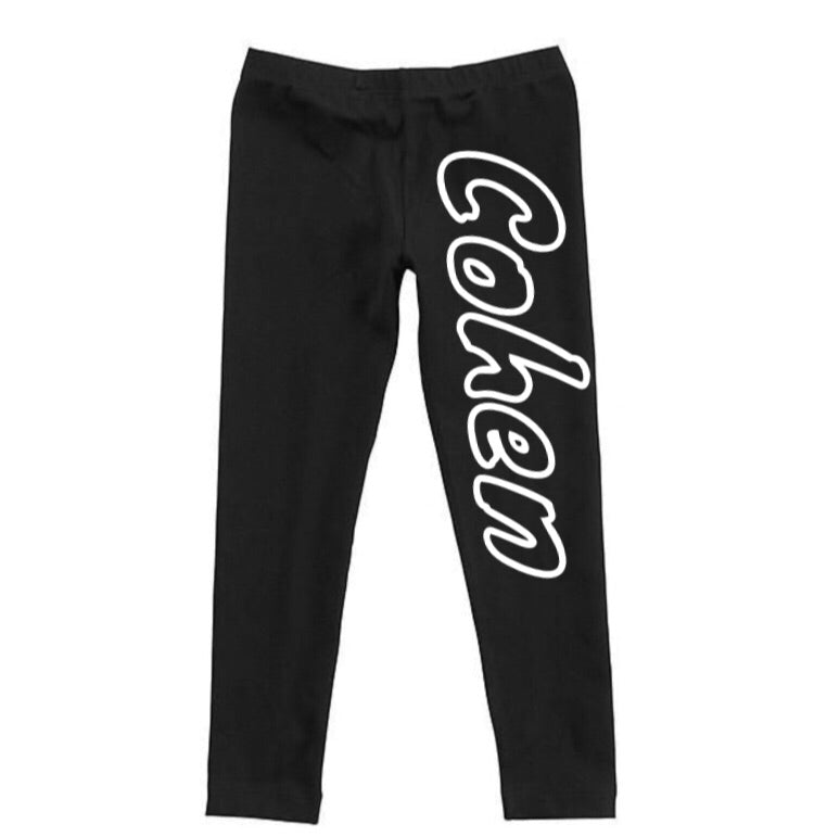 MLW By Design - Personalised Name Leggings