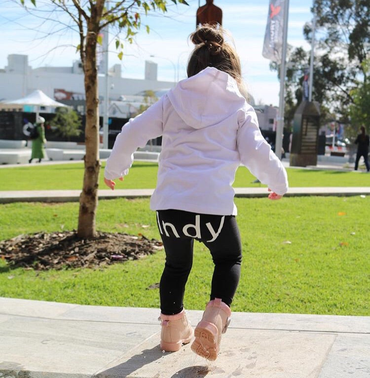 MLW By Design - Personalised Name Leggings | On Bottom