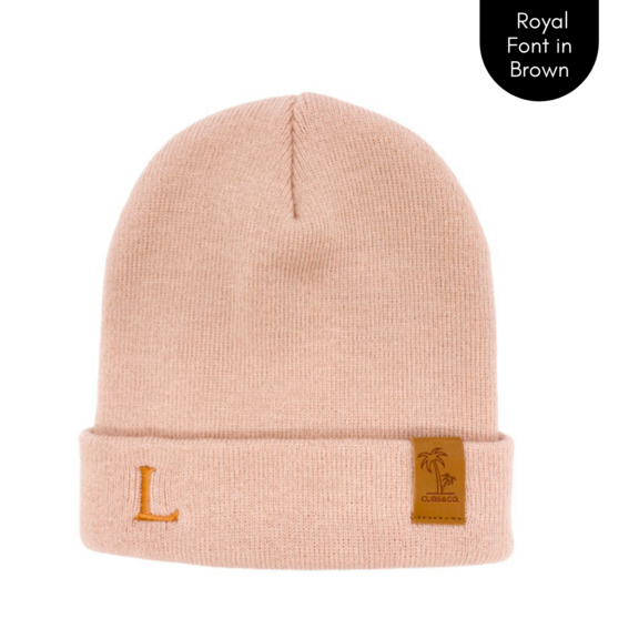 Cubs & Co - PERSONALISED SIGNATURE PINK BEANIE