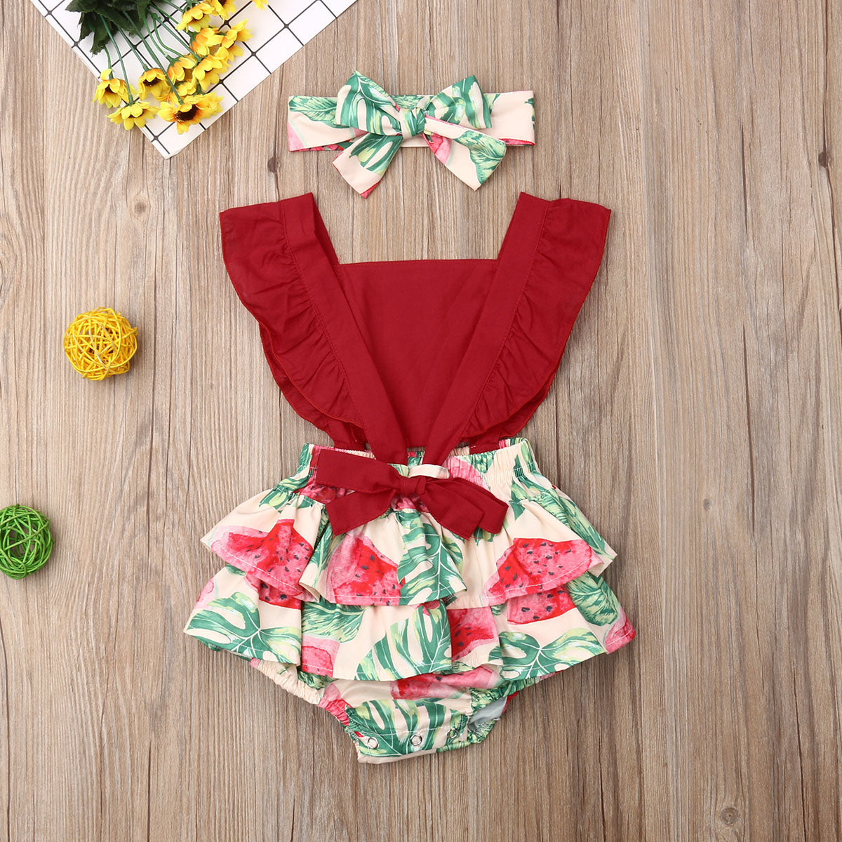 Bella Romper | Lemon or Watermelon