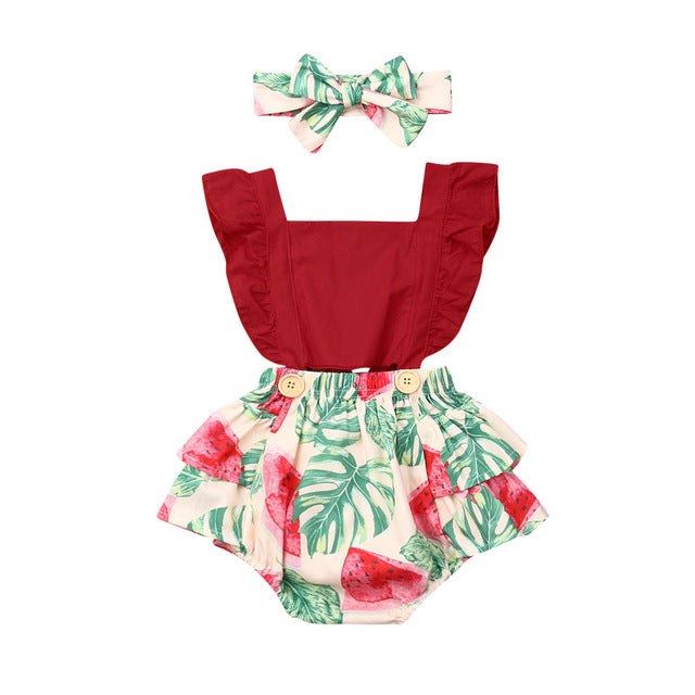 Bella Romper | Lemon or Watermelon