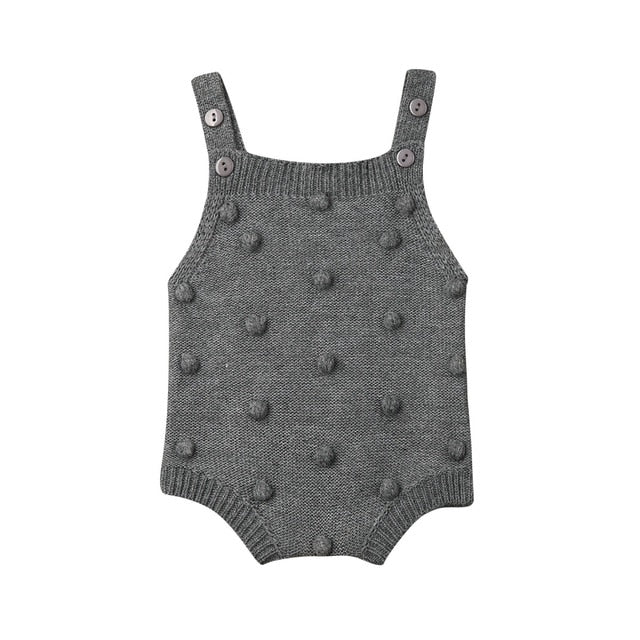 Knitted Dotty Rompers | 4 Colours