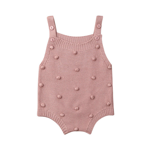 Knitted Dotty Rompers | 4 Colours