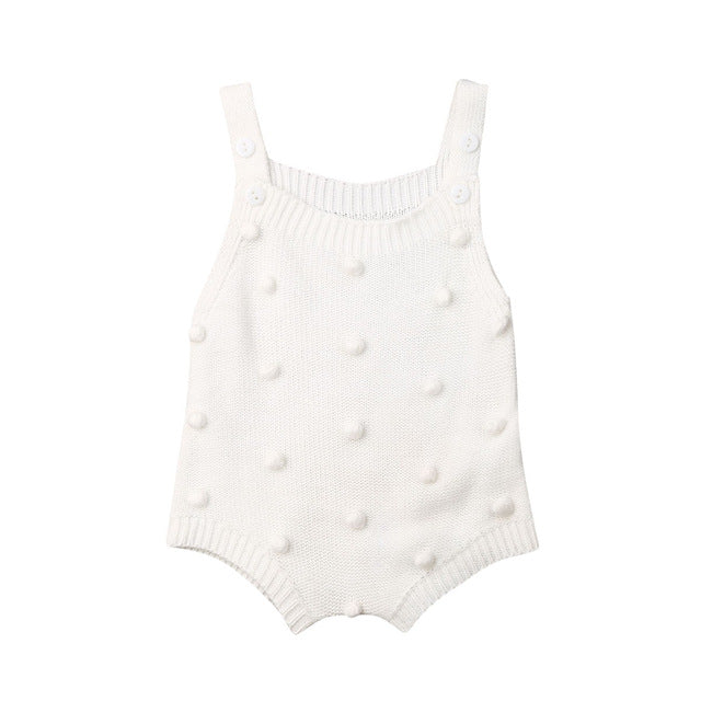 Knitted Dotty Rompers | 4 Colours