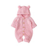 Bear Knit Onesie | Pink
