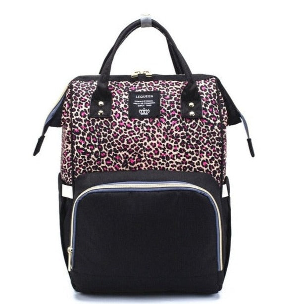 Nappy Bag  Leopard Diva | Red