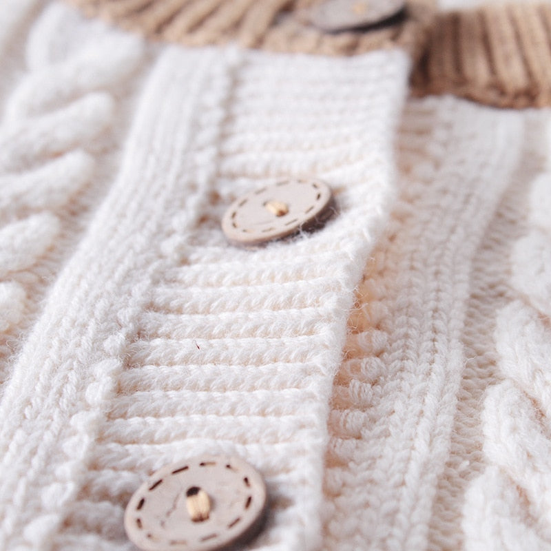 Cable Knit Cardigan | Cream