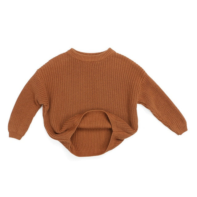 Cuddly Knit Sweater | Rust