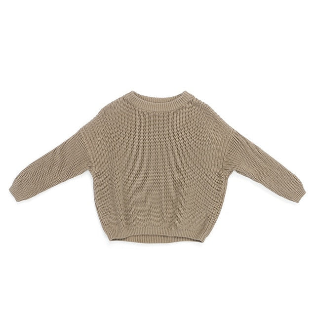 Cuddly Knit Sweater | Cement