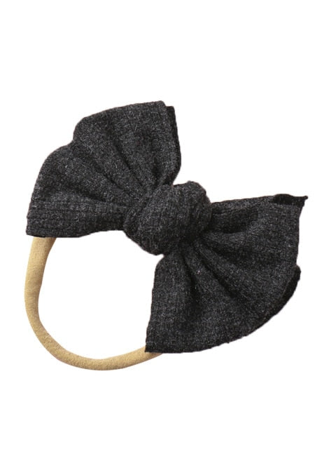 Mini Rib Headband | Charcoal