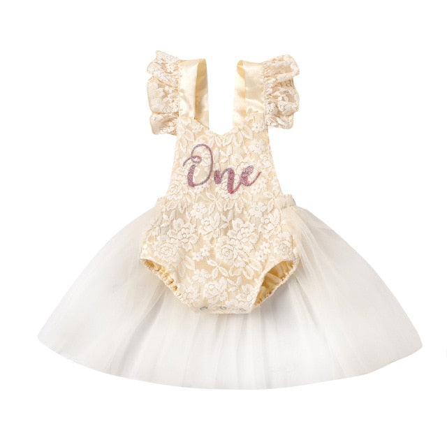 One Birthday Outfit | Gold