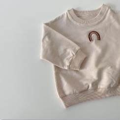 Rainbow Minimal Jersey | Beige
