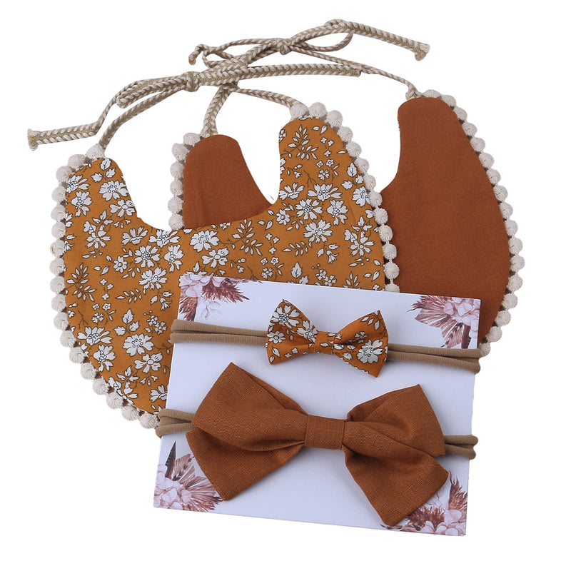 Bib & Headband Set | Autumn
