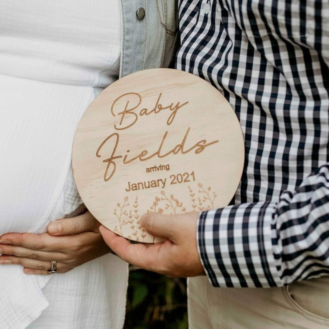 Timber Tinkers - Wildflower Birth Announcement